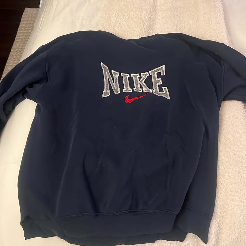 Navy Nike Crew